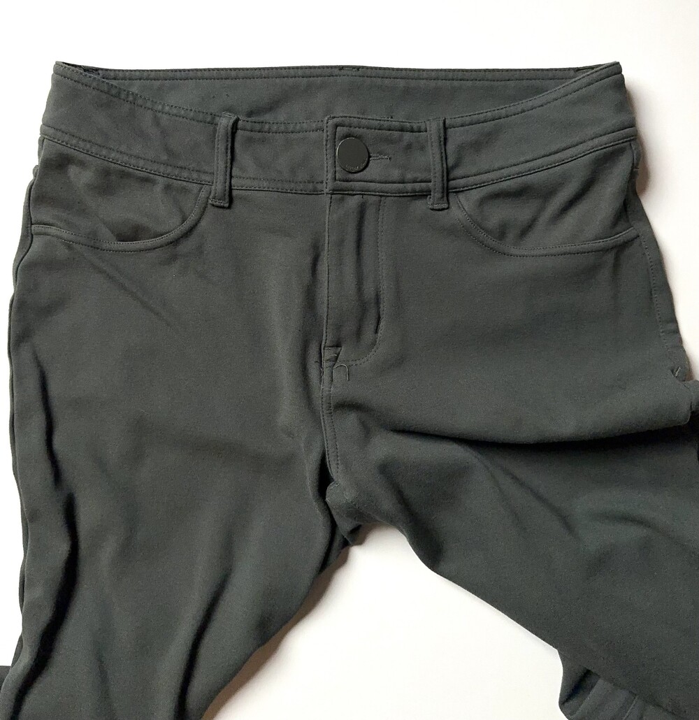 Seven7 Pants Womens 6 Green Skinny Stretch Rosin High Rise Ponte Pull On Style
